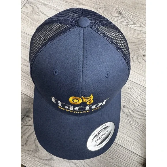 Tractor Beverage Co Snapback Hat Yupoong Classic Adjustable Cap Mesh Trucker Hat - Picture 2 of 8